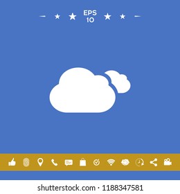 Clouds symbol icon