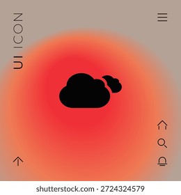 Clouds symbol icon. Element for your design