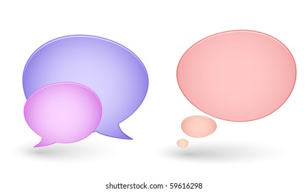 Clouds, tags and bubbles for website