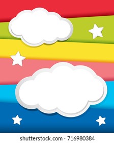 Clouds template space