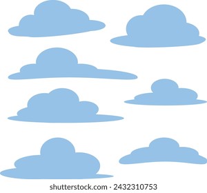 Clouds that change according to the weather