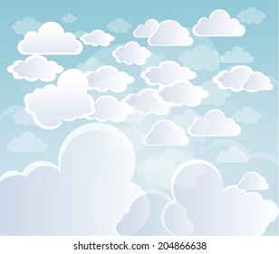  clouds vector