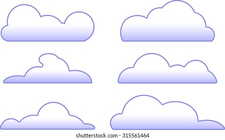 clouds vector