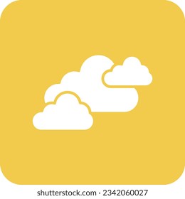 Clouds vector icon. Can be used for printing, mobile and web applications.