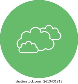 Clouds vector icon. Can be used for printing, mobile and web applications.