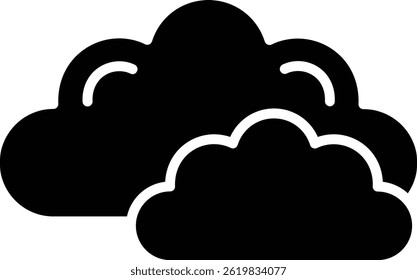 Clouds vector icon. Can be used for printing, mobile and web applications.