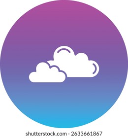 Clouds vector icon. Can be used for printing, mobile and web applications.