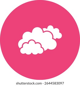 Clouds vector icon. Can be used for printing, mobile and web applications.