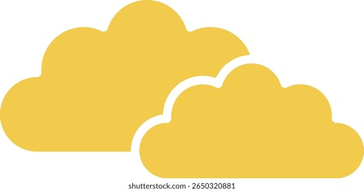 Clouds vector icon. Can be used for printing, mobile and web applications.