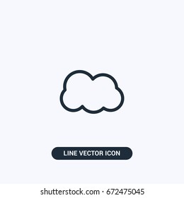 Clouds Vector Icon Design