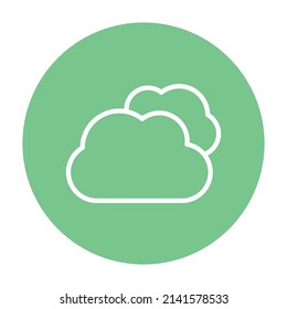 Clouds Vector icon which is suitable for commercial work and easily modify or edit it

