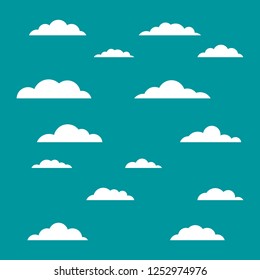 clouds vector illustration