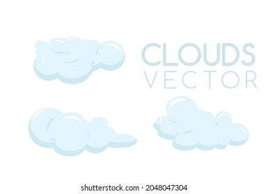 Clouds vector illustration good to use for design decorative