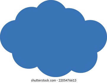 Wolken Vektorgrafik auf transparentem Hintergrund. Hochwertige Symbole. Glyphen Vektorsymbole für Konzept und Grafikdesign.