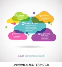 Clouds. Vector illustration.#3