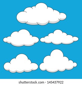 Clouds Vector Illustrations