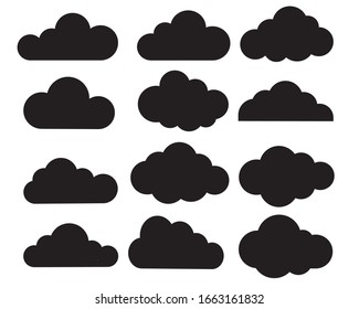 Cloud shape - Vectorjunky - Free Vectors, Icons, Logos and More