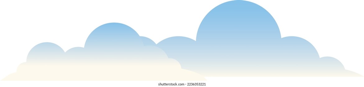 
nubes de colores y gradaciones muy hermosos, adecuadas para ambientes naturales y elementos meteorológicos