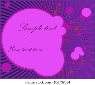 clouds violet Background