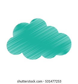 Clouds weather sky icon vector illustration graphic design