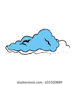 Clouds weather symbol