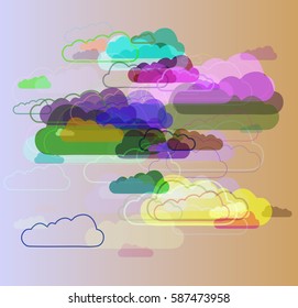 cloudscape art background