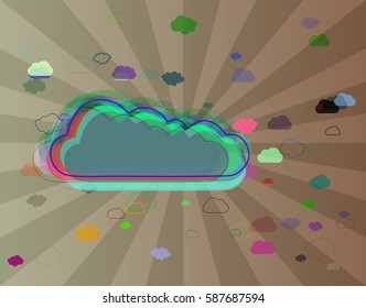 cloudscape background texture