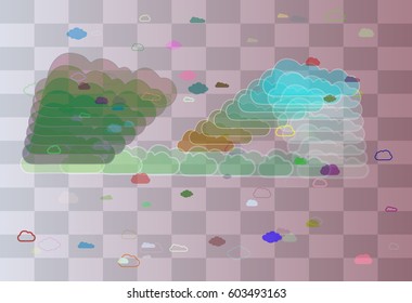 cloudscape background texture