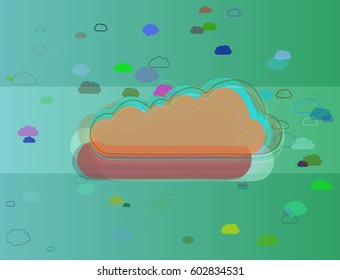 cloudscape icon background