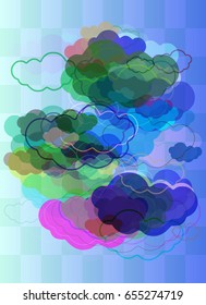 cloudscape pattern background