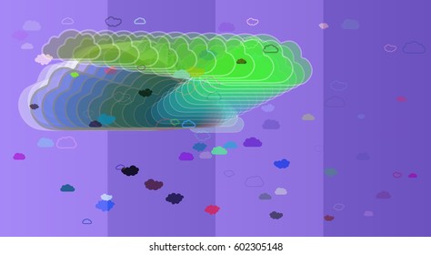 cloudscape template background
