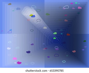 cloudscape template idea