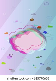 cloudscape texture vector