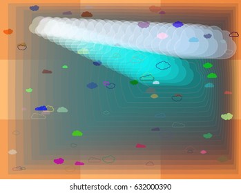cloudscape texture vector