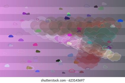 cloudscape vector idea