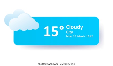 Nublado Pronóstico del Clima 15 Grados Celsius, fecha, ubicación de la ciudad. Ventoso, nublado, velocidad, nubes eléctricas, aire, precipitación, temperatura, presión atmosférica, Farenheit, condiciones, índice UV, sinóptico