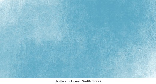 Cloudy abstract background with faded blue paint texture

