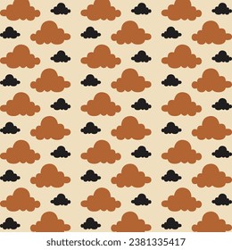 Cloudy abstract creative artwork design trendy seamless pattern vector illustration background