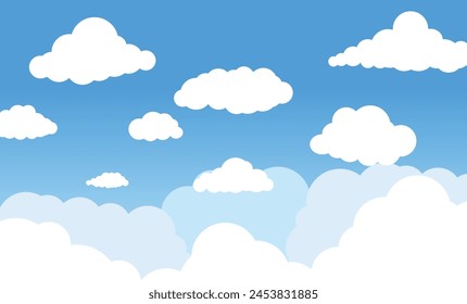 cloudy and Blue sky background, sunny day, Nature wallpaper.