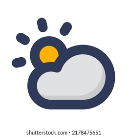 Cloudy Day with Shady Icon