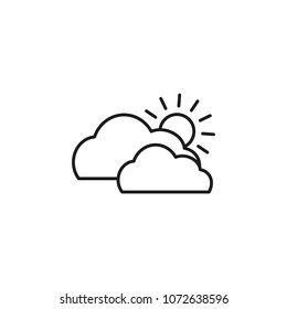 the cloudy day sign, weather sign 