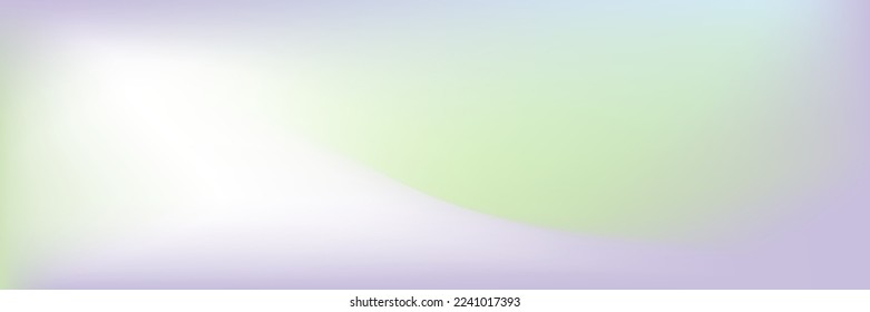 Cloudy Flow Purple Pastel Wavy Gradient Background. Green White Blurry Curve Mint Violet Background. Light Liquid Water Weather Sky Gradient Mesh. Gray Grey Blue Lavender Fluid Smooth Design Pic.