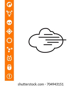 Cloudy and foggy