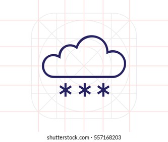 Cloudy with heavy snow