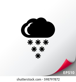 Cloudy with heavy snow