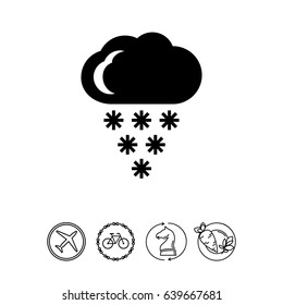 Cloudy with heavy snow