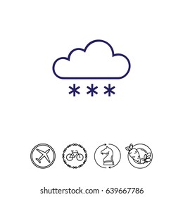 Cloudy with heavy snow
