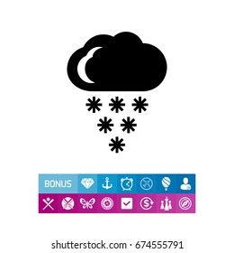 Cloudy with heavy snow