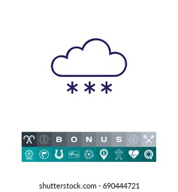 Cloudy with heavy snow