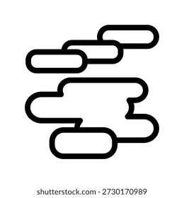 Cloudy icon illustration vector design template